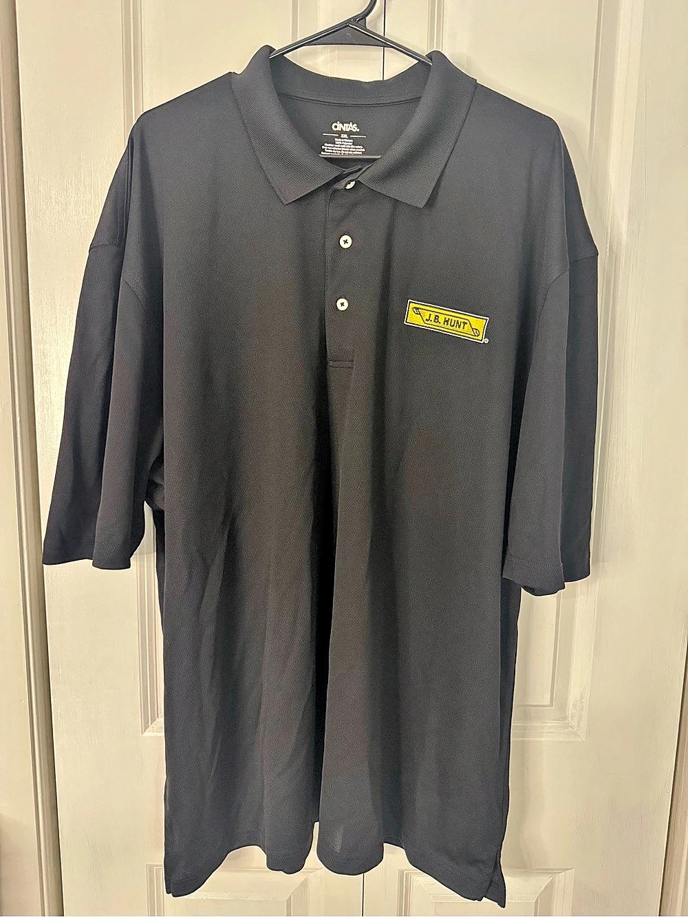 Cintas J.B. Hunt Cintas Polo Shirt Men's Black 3XL